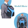 Breathable Pet Carrier Backpack Dog Cat Outdoor Travel Carrier Packbag Portable Zipper Mesh Pet Rucksack Pet Knapsack Out Bag