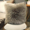 40/45/50cm High Quality European Plush Pillow Wool Cushion 