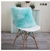 40/45/50cm High Quality European Plush Pillow Wool Cushion 