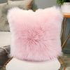 40/45/50cm High Quality European Plush Pillow Wool Cushion 