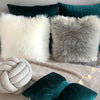 40/45/50cm High Quality European Plush Pillow Wool Cushion 