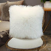 40/45/50cm High Quality European Plush Pillow Wool Cushion 