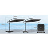 Outdoor 3M Umbrella Cantilever Umbrellas Base Stand Garden Patio Beach