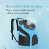 Breathable Pet Carrier Backpack Dog Cat Outdoor Travel Carrier Packbag Portable Zipper Mesh Pet Rucksack Pet Knapsack Out Bag