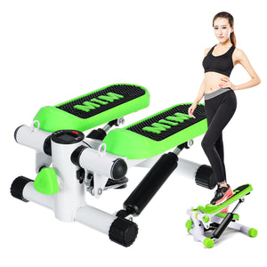 Cardio Fitness Stepper Multifunctional Treadmill Leg Waist Exercise Machine Gym Home Sports Cycling with Elastic Rope