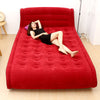 Bed Sexy Inflatable Sofa Bedroom Furniture With Electric Pump Soft Elastic Velvet Face Folding Beds Muebles For Two People