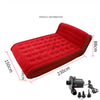 Bed Sexy Inflatable Sofa Bedroom Furniture With Electric Pump Soft Elastic Velvet Face Folding Beds Muebles For Two People