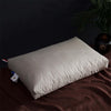 White Goose Feather Pillow Medium Firm Sleeping Bed Pillow