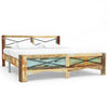VidaXL Bed Frame Solid Reclaimed Wood 140x200 Cm 247666