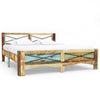 VidaXL Bed Frame Solid Reclaimed Wood 140x200 Cm 247666