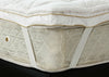 Peter Khanun Hot Sales Brand Design White Duck Down Goose Feather Filler Bed Mat 100% Cotton 233TC Double Layers Mattress 016