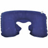 Travel Pillow Air Cushion Inflatable Double Sided Flocking Cushion Camp Beach Car Plane Hotel Head Rest Bed Sleep Pillow