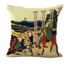 Japanese Ukiyo-e the Great Wave Neck Body Pillowcase Linen Bed Pillows Cover Couch Seat Cushion Throw Pillow Home Decoration