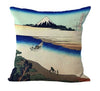 Japanese Ukiyo-e the Great Wave Neck Body Pillowcase Linen Bed Pillows Cover Couch Seat Cushion Throw Pillow Home Decoration