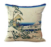 Japanese Ukiyo-e the Great Wave Neck Body Pillowcase Linen Bed Pillows Cover Couch Seat Cushion Throw Pillow Home Decoration