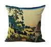 Japanese Ukiyo-e the Great Wave Neck Body Pillowcase Linen Bed Pillows Cover Couch Seat Cushion Throw Pillow Home Decoration