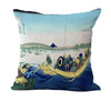 Japanese Ukiyo-e the Great Wave Neck Body Pillowcase Linen Bed Pillows Cover Couch Seat Cushion Throw Pillow Home Decoration