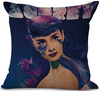 Classic Audrey Hepburn Neck Body Pillowcase Linen Bed Pillows Cover Couch Seat Cushion Throw Pillow Home Decoration Gift