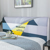 Nordic style Elastic All-inclusive Bed Headboard Cover Full Enclosed Dust-proof Cover Cartoon Printed Bed Head Cover Soft Cover