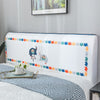Nordic style Elastic All-inclusive Bed Headboard Cover Full Enclosed Dust-proof Cover Cartoon Printed Bed Head Cover Soft Cover