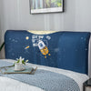 Nordic style Elastic All-inclusive Bed Headboard Cover Full Enclosed Dust-proof Cover Cartoon Printed Bed Head Cover Soft Cover