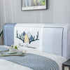 Nordic style Elastic All-inclusive Bed Headboard Cover Full Enclosed Dust-proof Cover Cartoon Printed Bed Head Cover Soft Cover