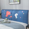 Nordic style Elastic All-inclusive Bed Headboard Cover Full Enclosed Dust-proof Cover Cartoon Printed Bed Head Cover Soft Cover