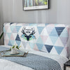 Nordic style Elastic All-inclusive Bed Headboard Cover Full Enclosed Dust-proof Cover Cartoon Printed Bed Head Cover Soft Cover