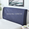 Elastic Bed Headboard Cover Bedside Back Cushion Cover Bed Backrest Case Washable Removable Queen King Full