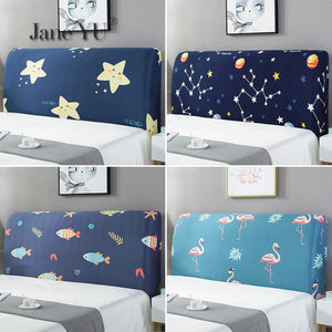 Nordic Bedside Cover Universal Bedside Cover Soft Cover Arc 1.8 Elastic 1.5m Bed Back Cover Protective Headboard Cover
