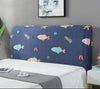 Nordic Bedside Cover Universal Bedside Cover Soft Cover Arc 1.8 Elastic 1.5m Bed Back Cover Protective Headboard Cover