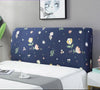 Nordic Bedside Cover Universal Bedside Cover Soft Cover Arc 1.8 Elastic 1.5m Bed Back Cover Protective Headboard Cover