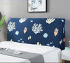 Nordic Bedside Cover Universal Bedside Cover Soft Cover Arc 1.8 Elastic 1.5m Bed Back Cover Protective Headboard Cover