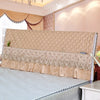 Romantic Princess Bed Headboard Cover Wedding Decorative Lace Head Cover Elegant Bow Cake Layer Bed Head Board Towel