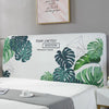 Elastic All-inclusive Headboard Cover with Plant Animal Printed Dust proof Bed Head Cover Nordic Bed Head Back Protector 220cm