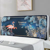 Elastic All-inclusive Headboard Cover with Plant Animal Printed Dust proof Bed Head Cover Nordic Bed Head Back Protector 220cm