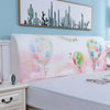 Cotton Nordic Cartoon Bed head cover Elastic Full enclosed Dust-proof bedside covers Bed headboard Cover 120-200cm Bed