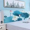 Cotton Nordic Cartoon Bed head cover Elastic Full enclosed Dust-proof bedside covers Bed headboard Cover 120-200cm Bed