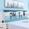 Cotton Nordic Cartoon Bed head cover Elastic Full enclosed Dust-proof bedside covers Bed headboard Cover 120-200cm Bed