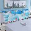 Cotton Nordic Cartoon Bed head cover Elastic Full enclosed Dust-proof bedside covers Bed headboard Cover 120-200cm Bed
