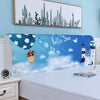 Cotton Nordic Cartoon Bed head cover Elastic Full enclosed Dust-proof bedside covers Bed headboard Cover 120-200cm Bed