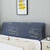 Modern Elastic All-inclusive Bed Head Cover Cartoon Dust-proof Bed Head Back Protection Dust Cover Plain Soft Headboard Cover