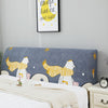 Modern Elastic All-inclusive Bed Head Cover Cartoon Dust-proof Bed Head Back Protection Dust Cover Plain Soft Headboard Cover