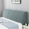 Elastic All-inclusive Soft Headboard Cover Solid Color Plush Thicken Bed Head Cover Bed Head Back Protection Dust Cover Plain