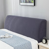 Elastic All-inclusive Soft Headboard Cover Solid Color Plush Thicken Bed Head Cover Bed Head Back Protection Dust Cover Plain