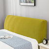 Elastic All-inclusive Soft Headboard Cover Solid Color Plush Thicken Bed Head Cover Bed Head Back Protection Dust Cover Plain
