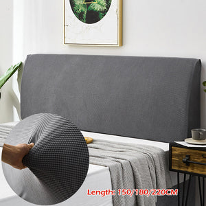 New Home Decor Elastic All-inclusive Bed Head Cover Solid Color Soft Headboard Cover Bed Head Back Protection Dust Cover