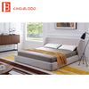 italian style simple fabric queen size  bed
