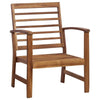 4 Piece Solid Acacia Wood Garden Lounge Set Weather Resistant Patio Set