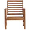 4 Piece Solid Acacia Wood Garden Lounge Set Weather Resistant Patio Set